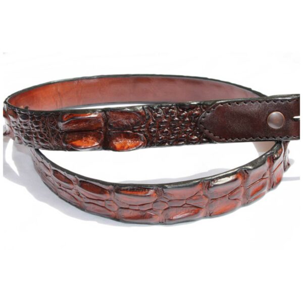 Ladies Crocodile Leather Belt